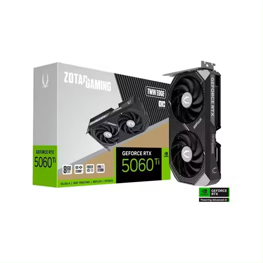 TARJETA GRÁFICA ZOTAC RTX 5060TI TWIN EDGE OC 8GB - 1