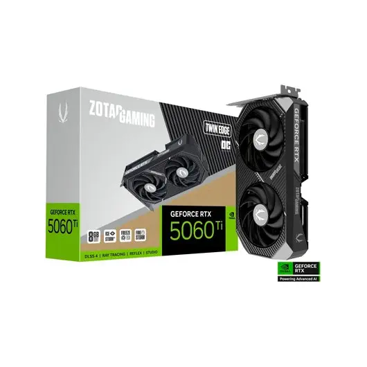 TARJETA GRÁFICA ZOTAC RTX 5060TI TWIN EDGE OC 8GB - 1