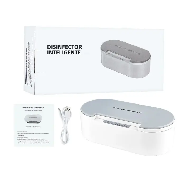 Esterilizador Multifuncional Con Aromaterapia Y Luz UV Para Joyería Gafas Y Teléfonos Caja De Desinfección Recargable Sin Químicos Pelisroos - 1
