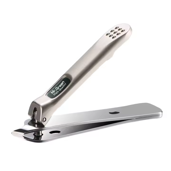 Cortaúñas, cortacutículas, acero inoxidable de grado médico, cortaúñas afilados y duraderos para hombres y mujeres - 1