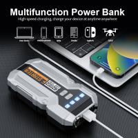 Batería de Arranque de Emergencia 2000A para Coches - Portátil con Cables Inteligentes, Compatible con Gasolina 3.5L/Diésel 2.0Gal, Batería Externa para Rescate en Carretera y Arranque de Emergencia - details 8