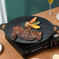 Placa De Hierro Para Barbacoa BBQ Multi-Griddle Pan De Asado Coreano Yakiniku Portátil Para Exteriores Uso En Cocina Y Hornear - details 3