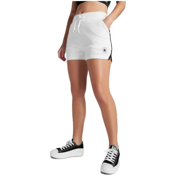 Pantalon Corto Converse Retro Chuck Terry para mujer en color blanco - 1