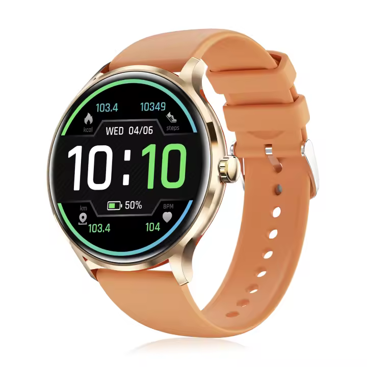 DAM. Smartwatch QS80 con llamadas BT, notificaciones push. Medición deportivo y de salud, termómetro. 4,4x1,1x3,7cm - 1