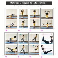 Cinta De Estiramiento De Yoga Resistencia Deportiva Para Danza Gimnasia Ejercicio Pilates Cinta De Terapia Física - details 5