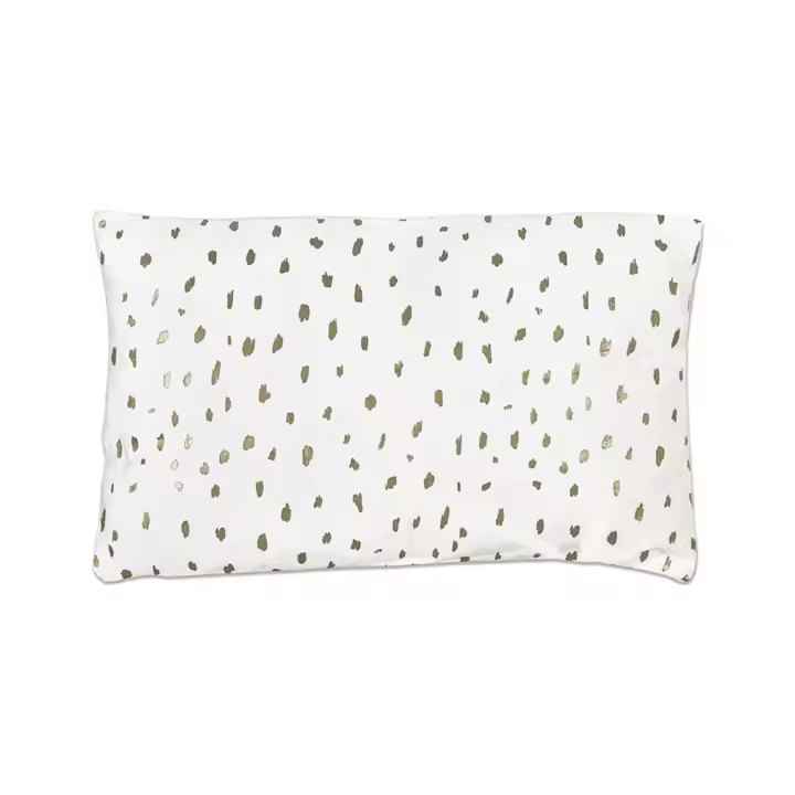 Cojín Beige Print Dorado con Relleno 380 Gr Geneve - Terciopelo - Moderno y Elegante - 1