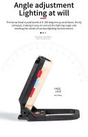 Lámpara De Trabajo LED COB Magnética Ajustable Impermeable Con Gancho Para Emergencias Y Camping Luz De Búsqueda Plegable Fuerte - details 4
