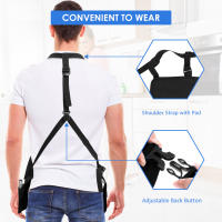 Aguas Resistentes Delantal De Lona Unisex Para Trabajo Con Bolsillos Para Herramientas Duradero Ajustable Con Correas Cruzadas Para Hogar Y Taller - details 16