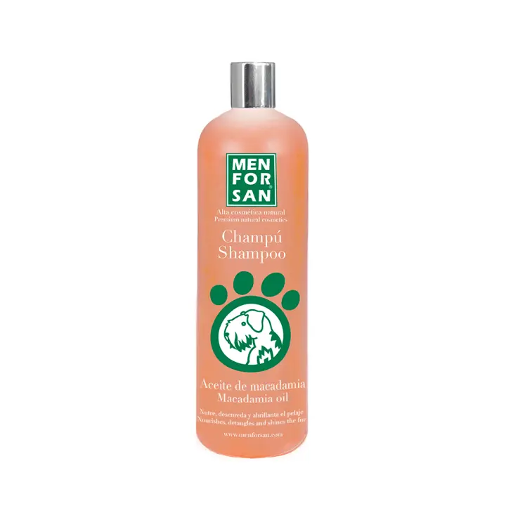 MENFORSAN - CHAMPÚ ACEITE DE MACADAMIA PERROS DE 1 LITRO - 1