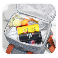 Bolsa Lonchera Térmica, para Oficina, Trabajo, Escuela, picnics, a prueba de fugas, Con Correa para el hombro, para niños, lonchera median - details 2