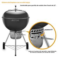 Kit De Limpieza Un Toque Para Barbacoa Weber 22-1/2 Pulgadas Accesorios De Reemplazo Fácil Instalación Eco-amigable - details 4