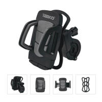 TEMCO Soporte Movil para Bici, Soporte de bici para Telefono Movil con goma de seguridad para soporte de bicicleta para teléfono móvil, Sujeta celular universal para bicicleta de 4,5-7 pulgadas,  giratorio 360° Compatible con IPhone, Xiaomi, Samsung, etc - details 5