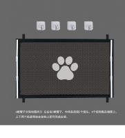 Valla Para Perros Con Red Isolada Y Andén Plegable Malla Respirable Playpen Para Seguridad De Mascotas Fences Para Animales - details 17