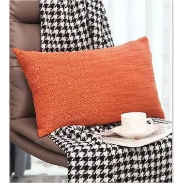 ReinoMansidi SL -Relleno incluido Cojin de Arpillera en doble algodon 30x50cm FUNDA Y COJIN INCLUIDO - 1