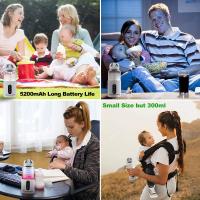 Calentador de agua con leche para bebé, capacidad de 300ml, Control preciso de temperatura, batería integrada, inalámbrico, instantáneo - details 3