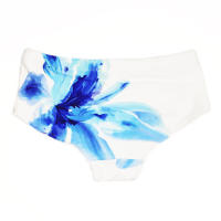Boxer Briefs De Baño Para Hombre Traje De Baño Corto Tradicional Estilo Surf Y Playa Color Blanco Material Poliéster - details 2