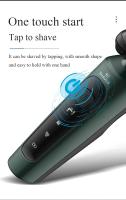 Afeitadora Eléctrica Para Hombres Impermeable Recargable Triple Cuchilla Con Trimmer De Rotación Afeitado Seco Y Humedo - details 5
