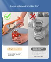 Abrebotellas Multifuncional Cuatro En Uno Antideslizante Ahorrador De Esfuerzo Para Botellas Y Lids De Latas Plástico Inoxidable - details 2