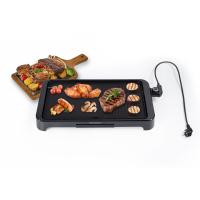 Plancha eléctrica OstarkDom 2000W con termostato ajustable, placas de parrillada asador electrica antiadherentes de doble cara y bandeja de goteo de aceite 57x30x7cm - details 0
