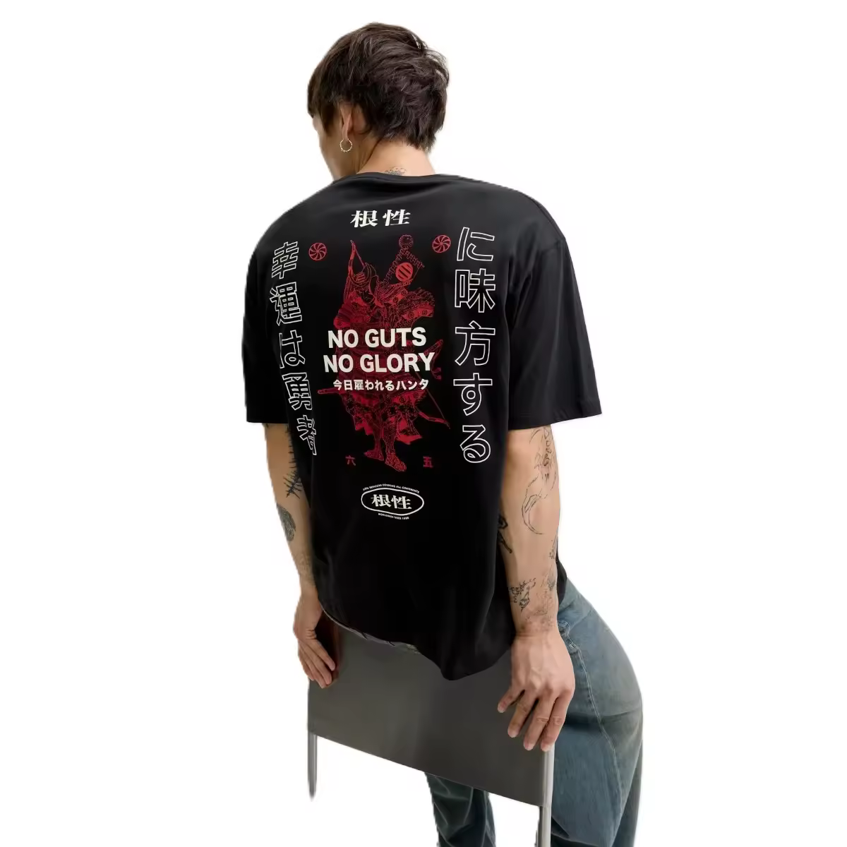 Camiseta Jack & Jones 12283974 Southeast negro (Black) - details 2