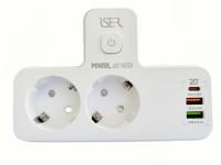 IKREA SA0114 Enchufe 5 en 1 :  2 Schuko, 2 USB-A, USB-C 20W, Luz Nocturna, Protección Infantil y Antisobrecalentamiento - details 0