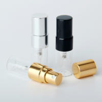 100PCS Botellas De Perfume Reutilizables 2ml/3ml/5ml/10ml Atomizador Vaciado Vidrio Transparente Para Cosméticos - details 4