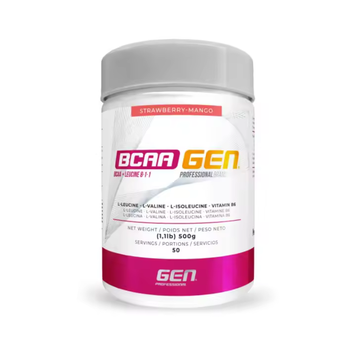 BCAA GEN - 500GR de GEN Professional Nutrition - Sabor Fresa y Mango - 1
