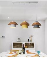 Lámpara Colgante Nórdica Para Restaurante Moderna Y Sencilla Luz Personalizada Para Porche Aisle Creativa Para Café Lámpara Macarón En Multiple Colores - details 3