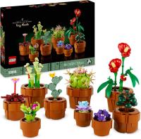 Lego Icons Plantas Diminutas LEGO Botanical  con 9 Flores Artificiales para Construir en Maceta Lego 10329 - details 0