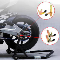 Soporte De Rueda Para Motocicleta 2pcs Soporte De Elevación De Eje Trasero De Alta Resistencia Marco De Soporte De Pies De Pista De Moto Accesorio De Reparación De Motocicletas - details 5