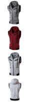 Chaleco De Suéter Primavera Para Hombre Retro Sin Mangas Estilo Casual Knitted Ajustado Ropa Masculina De Patrón Sólido - details 2