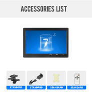 Monitor De Coche MJDOUD De 10.1 Pulgadas Con VGA Para TV Computadora Pantalla Color LCD Para Sistema De Seguridad Doméstico Cámara De Retroceso Display - details 5