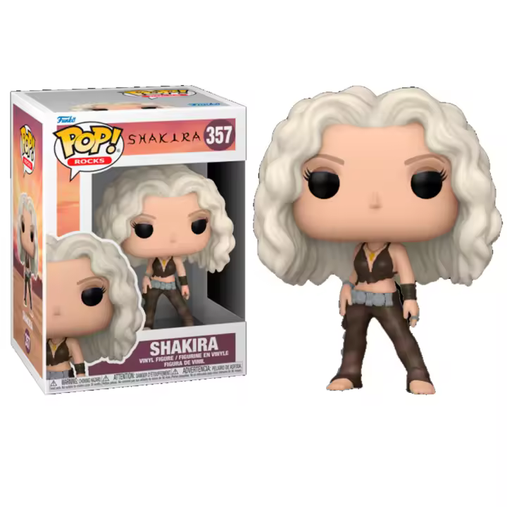 Funko Pop Shakira  Wherever  Whenever Music Rocks Musica Música 357 FUNKO POP VINYL - 1