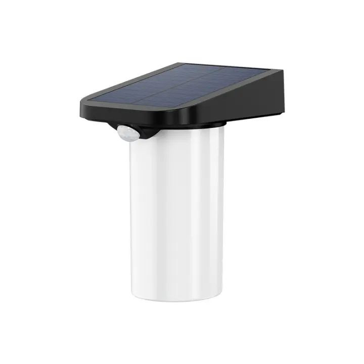 Luces solares de pared, luces impermeables con sensor de cuerpo humano, decoración de paredes de jardín y luces de jardín - 1