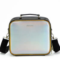 Bolso De Maquillaje Para Mujer En Cuero PU Gran Capacidad Resistente Al Agua Con Espejo Multifuncional Estilo Lady - details 23