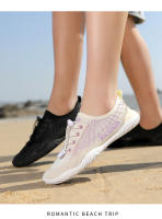 Zapatos de Playa para Exterior para helbres y Mujeres, Zapatos de vadeo antideslizantes, transpirables, de Suela Blanda, Zapatos de montañismo y Natation de seco rÃ ¡pido - details 1