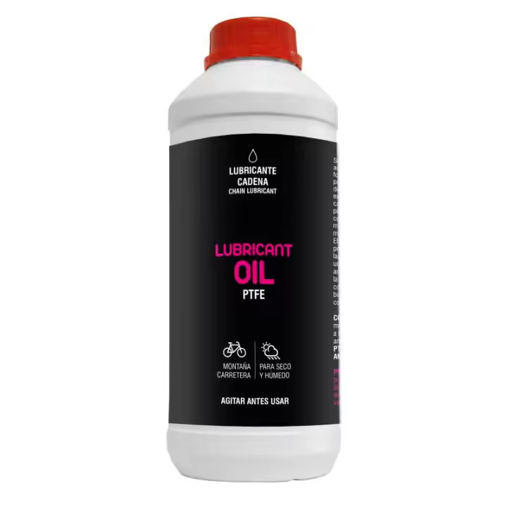BOMPAR | Lubricante De Cadena Aditivado Con Teflón PTFE 1L - Lubricante Cadena LUBRICANT OIL aditivado con TEFLÓN PTFE 1100.


Engrasa tu bici dejando una capa de TEFLÓN con bastante duración y - 1