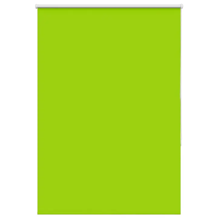 vidaXL Estor Enrollable Opaco hojas verde 110x150cm Tela Ancho 105,7cm - 1