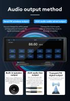 XUDA Reproductor MP5 Portátil De 10.26 Pulgadas Con Carplay Y Android Auto Pantalla Táctil BT Inalámbrico Radio Para Coche Compatible Con Apple Y Android - details 9