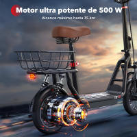 Patinetes Electricos Adultos iScooter i12 500W 12" 36V 7.5Ah Batería Máxima Alcance 35 Km Potente para Adultos - details 3