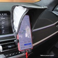 Parasol De Teléfono Móvil Para Coche Protector Solar Anti-Resplandor Accesorios Para Motocicleta Y Vehículos Cubierta De Seda Plateada - details 10