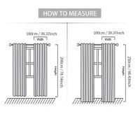 2pcs Cortina De Plegable Con Patrón De Plumas Translúcida Para Sala De Estar Y Dormitorio Material De Poliéster 100% - details 0