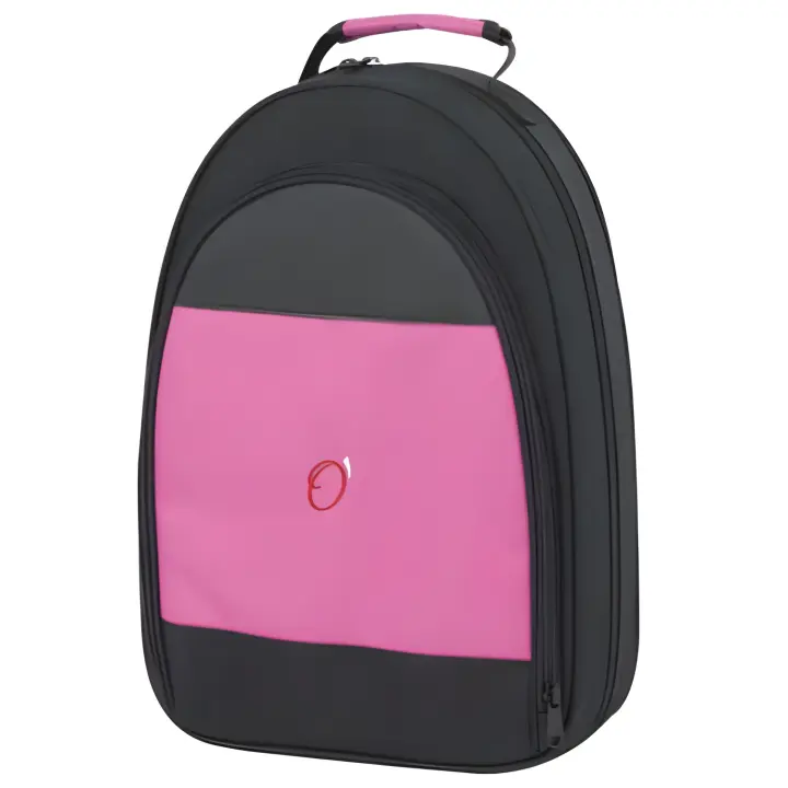 Estuche Clarinete Ortola Forma Mochila Medidas 37x26,5x20x9 Cm Ref.8415fsh Negro y Fucsia - 1
