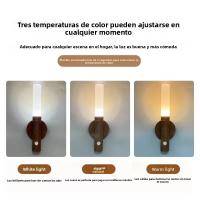 Lámpara De Pared LED Recargable Con Sensor De Movimiento Inteligente Para Pasillo Dormitorio Escaleras Baño Armarios Decoración Luz Nocturna Portátil Magnética - details 6