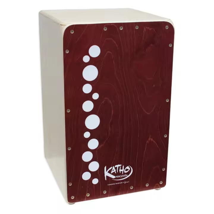 Cajón Flamenco Profesional Burbujas Caoba - Fabricado en España por Katho Percusión - 1