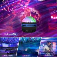 Proyector De Estrellas Luz Nocturna Con Control Remoto De 7 Colores Para Decoración De Habitaciones Y Fiestas Navideñas Y Discos - details 2