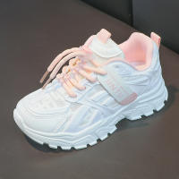 Zapatos Deportivos Para Niñas Primavera/Otoño Moda Casual Transpirables Confortables Para Estudiantes Niños Bebés Talla 0-1Años Material Superior PU Cuero Y Fibra De Red Suela De Goma - details 7