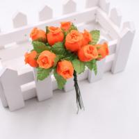 12pcs Bouquet De Flores Artificiales Rosa De Seda De 2cm Para Decoración De Boda DIY Scrapbook Wreath Caja De Regalo Y Artesanía - details 20