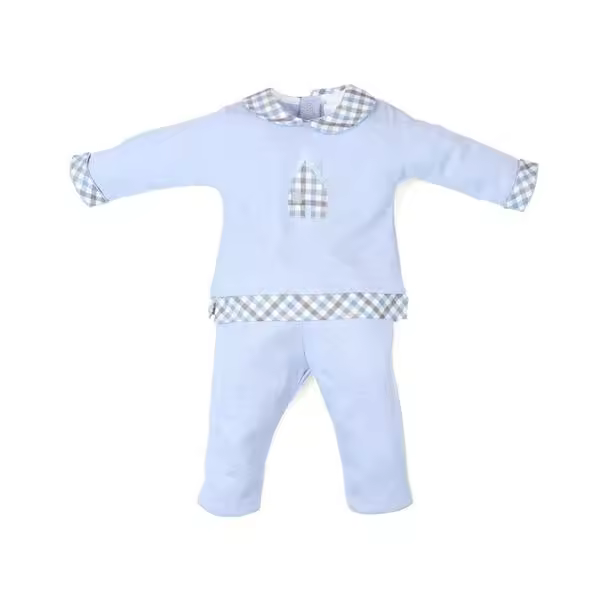 Conjunto largo sport bebé niño Casita-28221-Tony Bambino - 1
