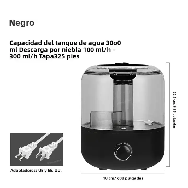 Humidificador De Aire Profesional Con Gran Capacidad Para El Hogar Mist De Plantas Aromaterapia Con Control Remoto Y Timer - 1